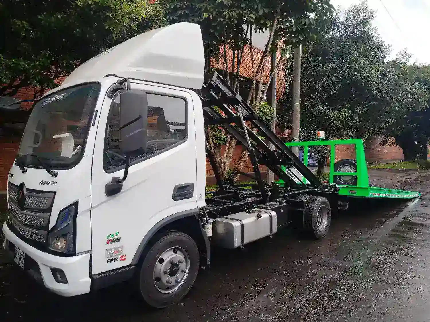 Sistema hidráulico de grúa planchón